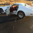 1977 White Chevrolet Corvette with Red Leather Interior