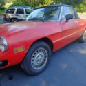 1978 Alfa Romeo Spider Convertible Red RWD Manual