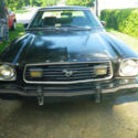 1978 Black Ford Mustang Ghia 2 door