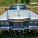 1978 Cadillac Eldorado Silver and Burgundy 2door