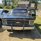 1978 Chevrolet C-10 Pickup Black Silverado