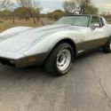 1978 Chevrolet Corvette L-82 4 speed Silver Anniversary 24k miles Oyster i 24213