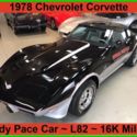1978 Chevrolet Corvette L82 Indy 500 Pace Car 16K MILES Awesome Time Capsule