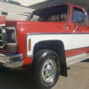 1978 Chevrolet K20 Silverado Pickup Red 4WD Manual Silverado