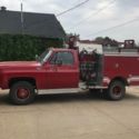 1978 Chevrolet K30 Mini Attack Pumper Fire Truck 454 TH400 4X4 Pierce Dually