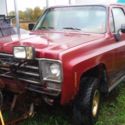 1978 Chevrolet K5 Blazer, Western Snow Plow Not Included In Sale truck only