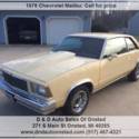 1978 Chevrolet Malibu HO Automatic RWD V8 6.2L Gasoline Big Block
