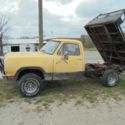 1978 Dodge 4x4 Flatbed Dump Truck