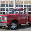 1978 Dodge Lil Red Express pickup truck. 360 cu in engine, Red Interior.