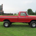 1978 F150 4x4 4 Speed Lifted Custom Restored V8 F150 F250 1979 Red Bronco