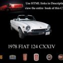 1978 FIAT 124 CONVERTIBLE