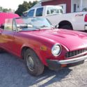 1978 Fiat 124 CS Spider Pininfarina body