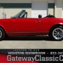 1978 Fiat 124 Spider 3500 Miles Red Convertible 1500cc I4 5-Speed Manual