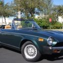 1978 FIAT 124 SPIDER CONVERTIBLE, 1.8L 4CyL, 5-SPD MAN TRANS, CLEAN, NO RESERVE.