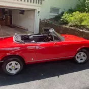 1978 Fiat 124 Spider Convertible 2-door,  1.8l-DOHC inline-four cylinder, 5-spd