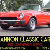 ***1978 Fiat 124    Spider  Red***
