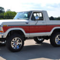 1978 Ford Bronco 4X4 Custom Pickup, Unibody truck, half cab bronco