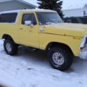 1978 Ford Bronco it is yellow