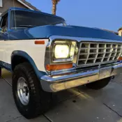 1978 Ford Bronco SUV Blue 4x4
