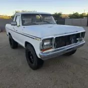1978 Ford Bronco SUV White lt