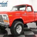 1978 Ford F-150 4x4 4316 Miles Red Pickup Truck 302 V8 3 Speed Automatic
