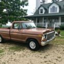 1978 Ford F-150 Custom Pick Up Truck 351m v8 4 speed A/C ONE OWNER 1970 72 F-100
