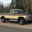 1978 FORD F-250 HEAVY DUTY RANGER TRAILER SPECIAL All Original 53k Miles Garage