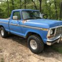 1978 Ford F150 Blue 4WD Manual Custom