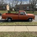 1978 Ford F150 Pickup Orange RWD Automatic