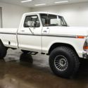 1978 Ford F250  767 Miles White Pickup Truck 400ci V8 4 Speed Manual