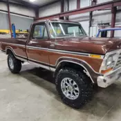 1978 Ford F250 Brown 4WD Manual Ranger xlt