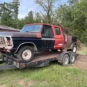1978 Ford F350 Pickup Red RWD Manual Crewcab