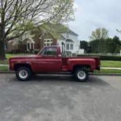 1978 GMC Pickup Pickup Red k1500 fenderside