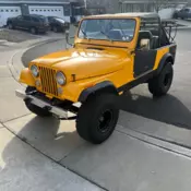 1978 Jeep CJ-7 Yellow
