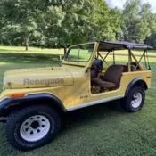 1978 Jeep CJ CJ7 Renegade V8 Auto Sunshine Yellow