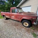 1978 Jeep J10 Pickup Red 4WD Manual