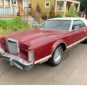 1978 Lincoln conninental Mark V Red RWD Automatic Carriage Top