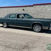 1978 LINCOLN CONTINENTAL 4 DOOR SEDAN - TOWN CAR 28K ACTUAL LOW MILES ! GREEN !