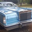 1978 Lincoln Mark V Baby Blue Metallic with Blue Leather 33,000 mi Cream puff