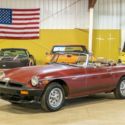 1978 MG B  26686 Miles Maroon Convertible 1.8L 4-Cylinder 4-Speed Manual
