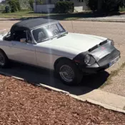 1978 MG MGB Convertible White base