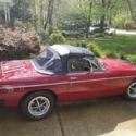 1978 MG MGB Red Convertible