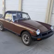 1978 MG Midget Convertible Brown Convertible