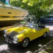 1978 MG Midget Convertible Yellow