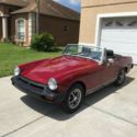 1978 MG Midget Red convertible