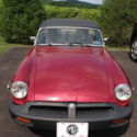 1978 MGB Black Convertible Red Paint Great Car Completely Rebuilt