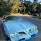 1978 Pontiac Firebird Coupe Blue Skybird