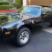 1978 Pontiac Firebird Trans Am Coupe Black