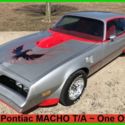 1978 Pontiac Firebird Trans Am MACHO TA Ultra Rare Trans Am History ONE of ONE