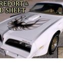 1978 Pontiac Firebird Trans Am PHS DOCUMENTED  & ORIG BUILD SHEET 4-speed manual